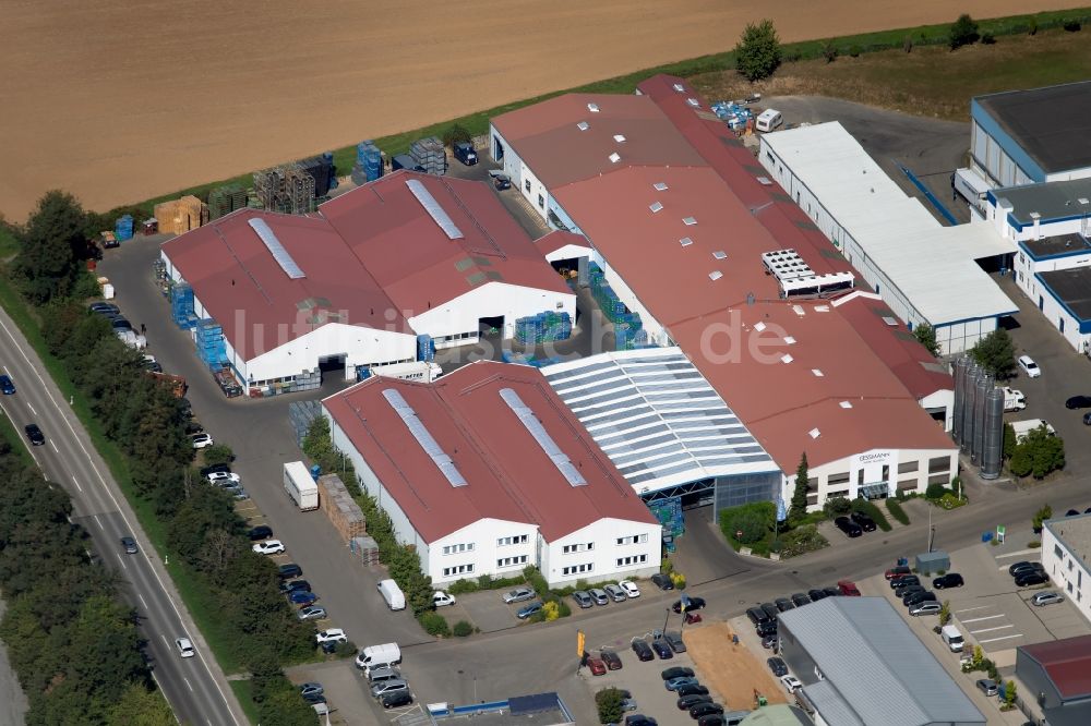 Talheim von oben - Werksgelände der KNIPPING KUNSTSTOFFTECHNIK Gessmann GmbH am Sontheimer Feld in Talheim im Bundesland Baden-Württemberg, Deutschland