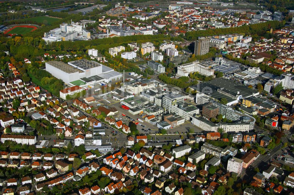 Luftbild Heilbronn - Werksgelände der Knorr - Unilever Deutschland GmbH in Heilbronn im Bundesland Baden-Württemberg, Deutschland