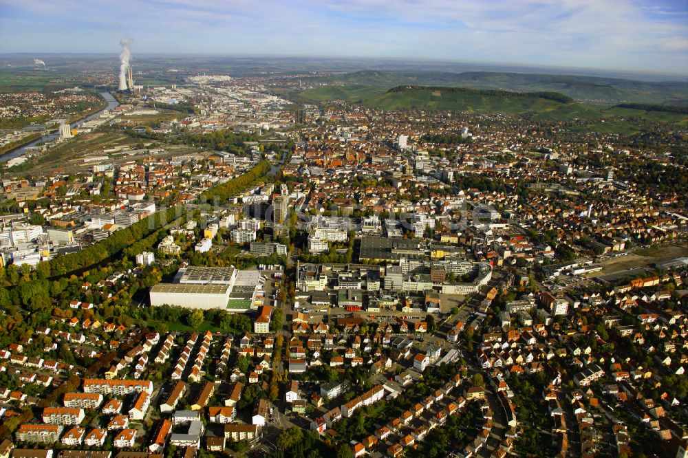 Luftbild Heilbronn - Werksgelände der Knorr - Unilever Deutschland GmbH in Heilbronn im Bundesland Baden-Württemberg, Deutschland