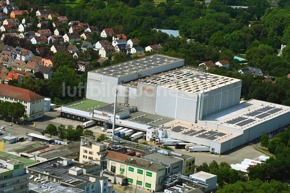 Luftaufnahme Heilbronn - Werksgelände der Knorr - Unilever Deutschland GmbH in Heilbronn im Bundesland Baden-Württemberg, Deutschland