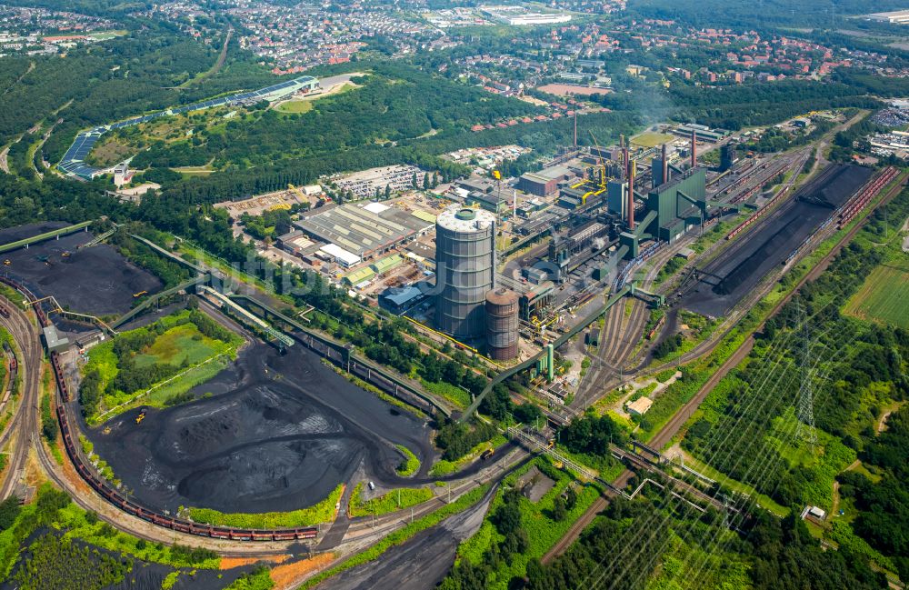 Bottrop von oben - Werksgelände der Kokerei Prosper in Bottrop im Bundesland Nordrhein-Westfalen