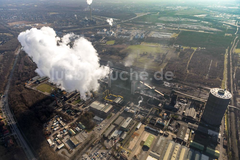 Luftaufnahme Bottrop - Werksgelände der Kokerei Prosper in Bottrop im Bundesland Nordrhein-Westfalen