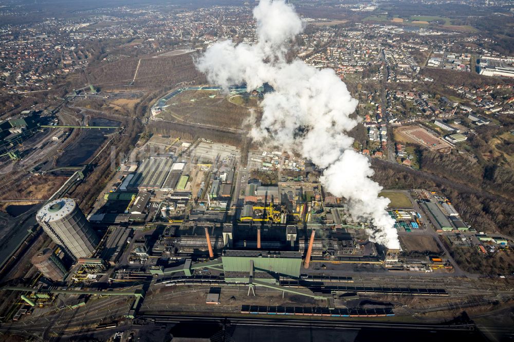 Bottrop aus der Vogelperspektive: Werksgelände der Kokerei Prosper in Bottrop im Bundesland Nordrhein-Westfalen