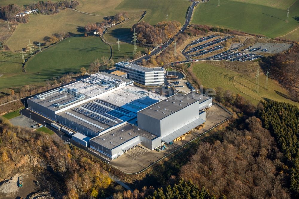 Luftbild Lüdenscheid - Werksgelände der KOSTAL Kontakt Systeme GmbH in Lüdenscheid im Bundesland Nordrhein-Westfalen, Deutschland