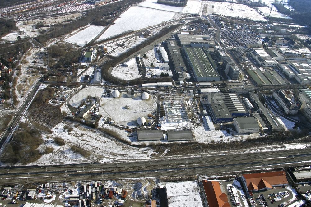 Luftaufnahme München - Werksgelände der KraussMaffei Technologies GmbH im Ortsteil Allach-Untermenzing in München im Bundesland Bayern, Deutschland