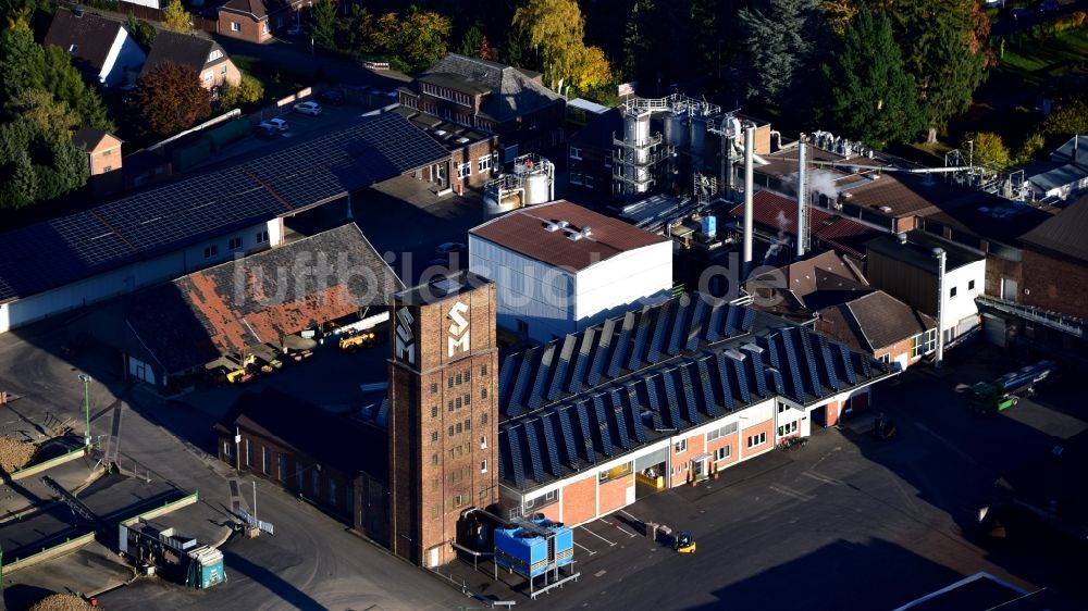 Luftbild Meckenheim - Werksgelände der Krautfabrik Josef Schmitz KG in Meckenheim im Bundesland Nordrhein-Westfalen, Deutschland