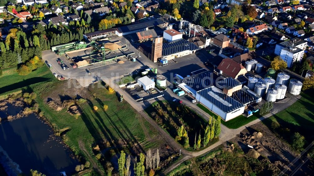 Meckenheim von oben - Werksgelände der Krautfabrik Josef Schmitz KG in Meckenheim im Bundesland Nordrhein-Westfalen, Deutschland