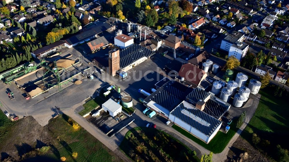 Meckenheim von oben - Werksgelände der Krautfabrik Josef Schmitz KG in Meckenheim im Bundesland Nordrhein-Westfalen, Deutschland