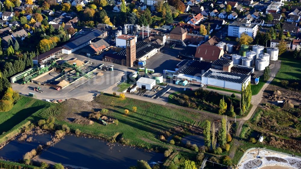 Luftbild Meckenheim - Werksgelände der Krautfabrik Josef Schmitz KG in Meckenheim im Bundesland Nordrhein-Westfalen, Deutschland