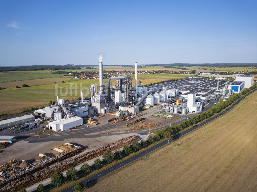 Luftbild Lampertswalde - Werksgelände der Kronospan GmbH in Lampertswalde im Bundesland Sachsen, Deutschland