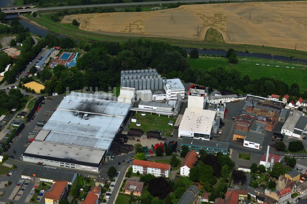 Luftbild Bad Köstritz - Werksgelände der Köstritzer Schwarzbierbrauerei in Bad Köstritz im Bundesland Thüringen