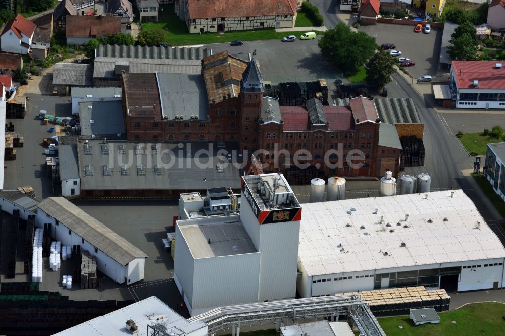 Luftbild Bad Köstritz - Werksgelände der Köstritzer Schwarzbierbrauerei in Bad Köstritz im Bundesland Thüringen