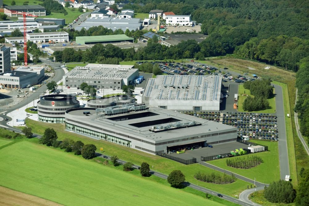 Luftbild Wetzlar - Werksgelände der LEICA WELT IM LEITZ-PARK in Wetzlar im Bundesland Hessen, Deutschland