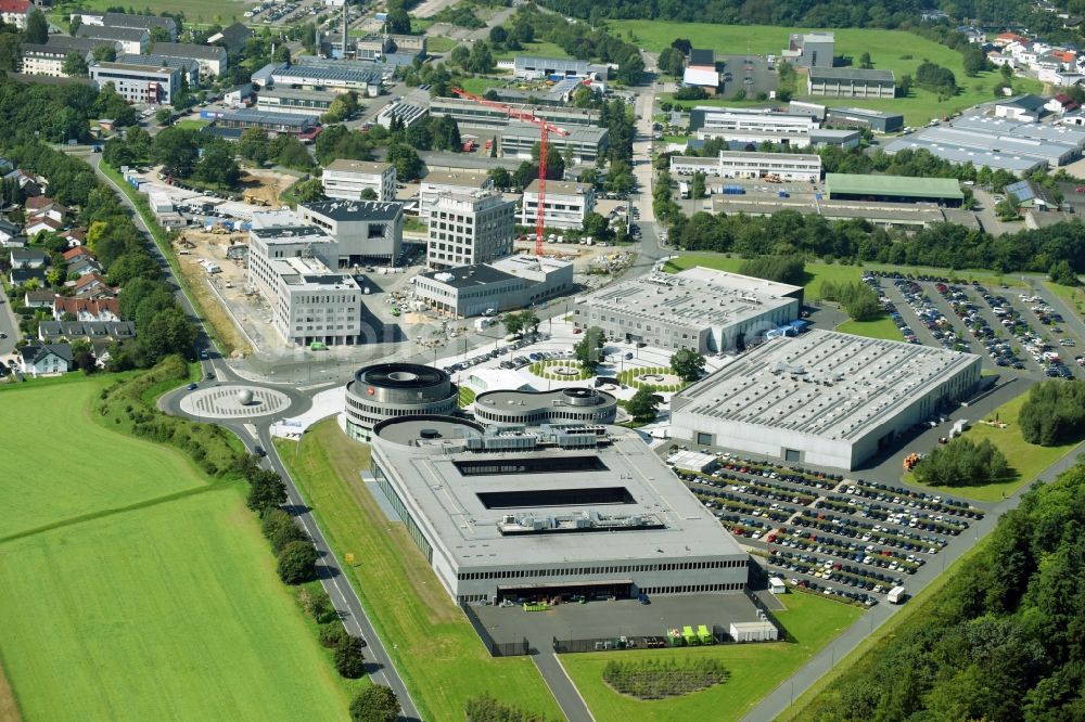 Luftbild Wetzlar - Werksgelände der LEICA WELT IM LEITZ-PARK in Wetzlar im Bundesland Hessen, Deutschland