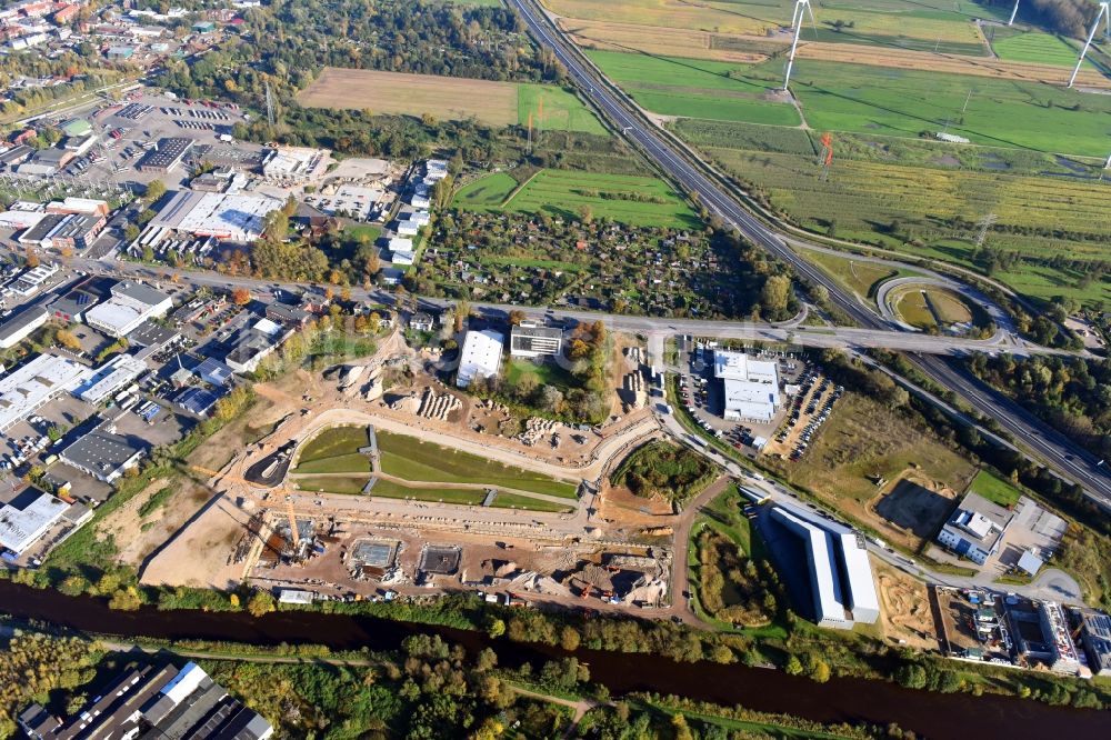 Luftaufnahme Hamburg - Werksgelände der LZN Laser Zentrum Nord GmbH im Ortsteil Bergedorf in Hamburg, Deutschland