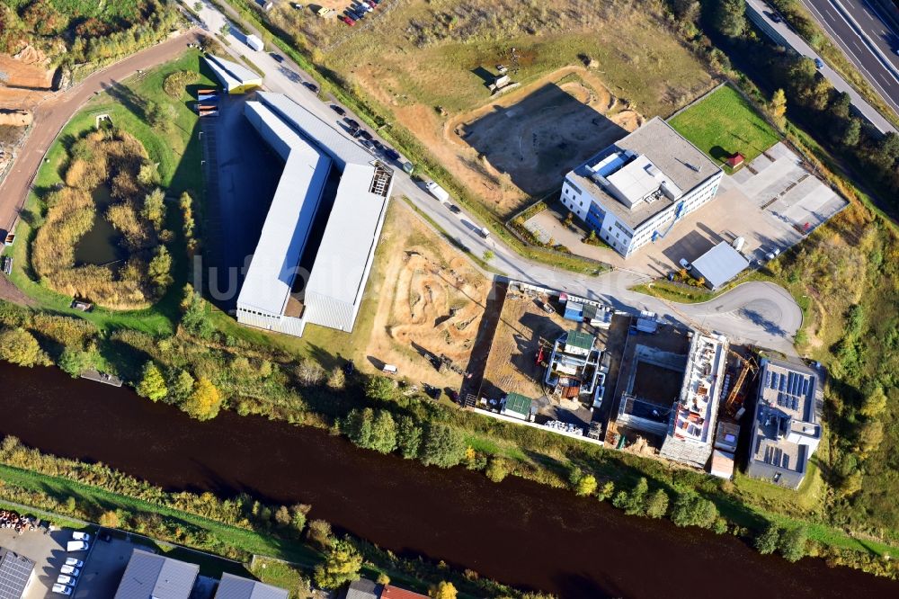 Hamburg von oben - Werksgelände der LZN Laser Zentrum Nord GmbH im Ortsteil Bergedorf in Hamburg, Deutschland