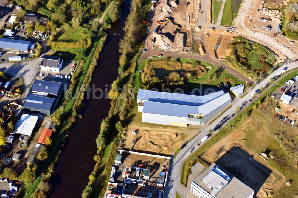 Luftbild Hamburg - Werksgelände der LZN Laser Zentrum Nord GmbH im Ortsteil Bergedorf in Hamburg, Deutschland