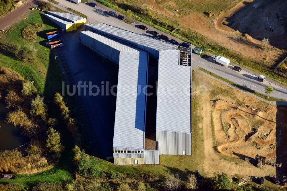 Hamburg aus der Vogelperspektive: Werksgelände der LZN Laser Zentrum Nord GmbH im Ortsteil Bergedorf in Hamburg, Deutschland