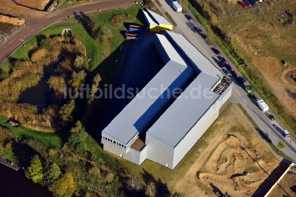 Luftaufnahme Hamburg - Werksgelände der LZN Laser Zentrum Nord GmbH im Ortsteil Bergedorf in Hamburg, Deutschland