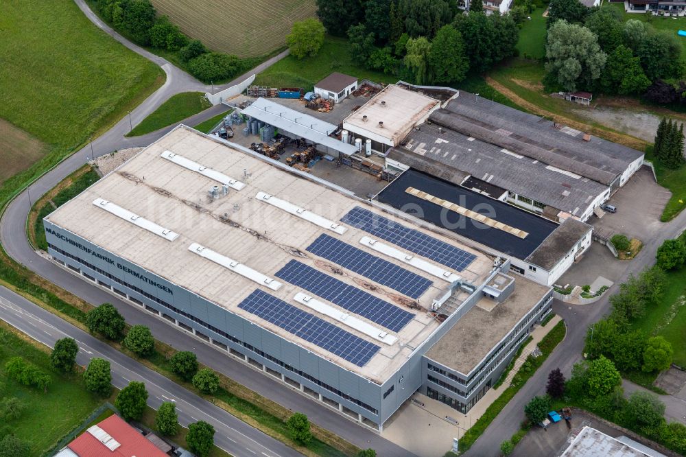 Bermatingen aus der Vogelperspektive: Werksgelände der Maschinenfabrik Bermatingen GmbH & Co. KG in Bermatingen im Bundesland Baden-Württemberg, Deutschland