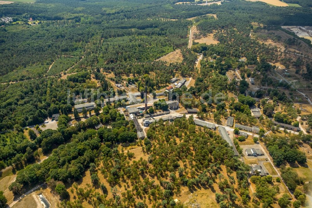 Haltern am See aus der Vogelperspektive: Werksgelände der Maxam Deutschland GmbH in Haltern am See im Bundesland Nordrhein-Westfalen, Deutschland