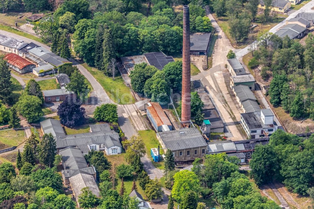 Haltern am See von oben - Werksgelände der Maxam Deutschland GmbH in Haltern am See im Bundesland Nordrhein-Westfalen, Deutschland