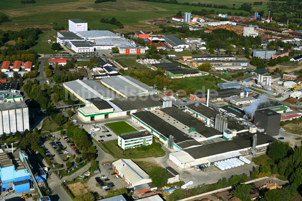 Luftbild Hagenow - Werksgelände Mecklenburger Kartoffelveredlung GmbH in Hagenow im Bundesland Mecklenburg-Vorpommern, Deutschland