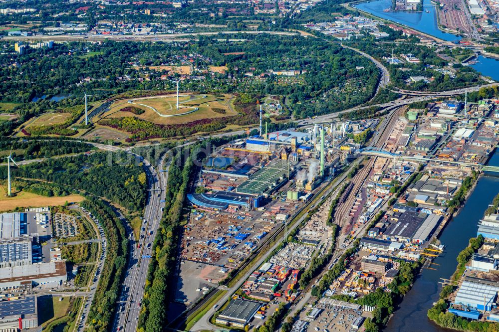 Luftbild Hamburg - Werksgelände am Müggenburger Hauptdeich in Hamburg, Deutschland