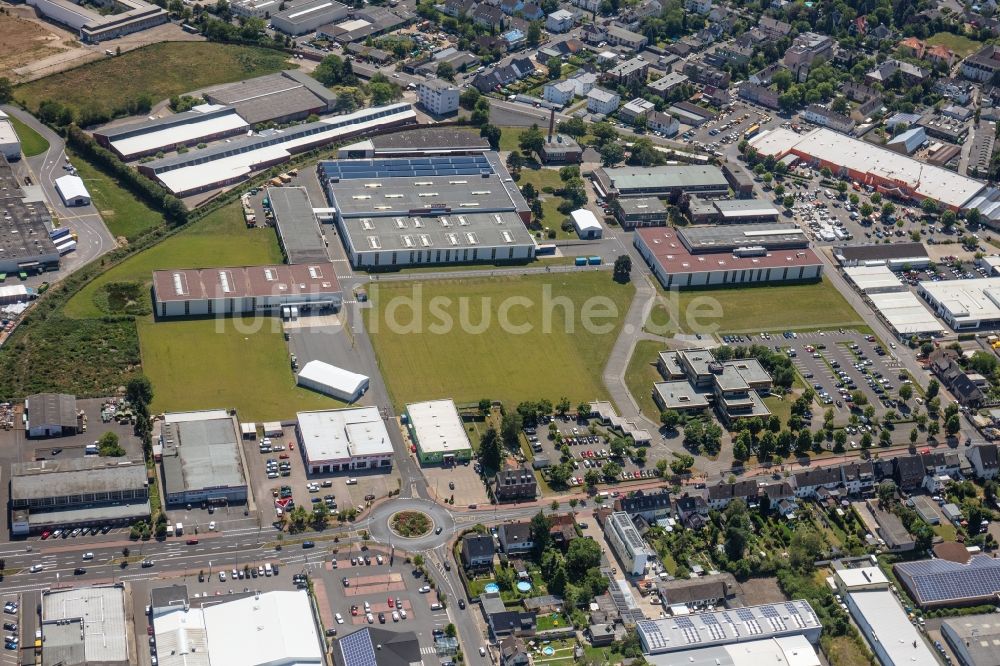 Euskirchen aus der Vogelperspektive: Werksgelände Miele & Cie. KG, Technology Center Drives in Euskirchen im Bundesland Nordrhein-Westfalen, Deutschland