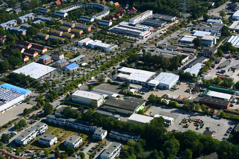 Wentorf aus der Vogelperspektive: Werksgelände der Norddeutsche Kistenfabrik K.Pannecke in Wentorf im Bundesland Schleswig-Holstein, Deutschland