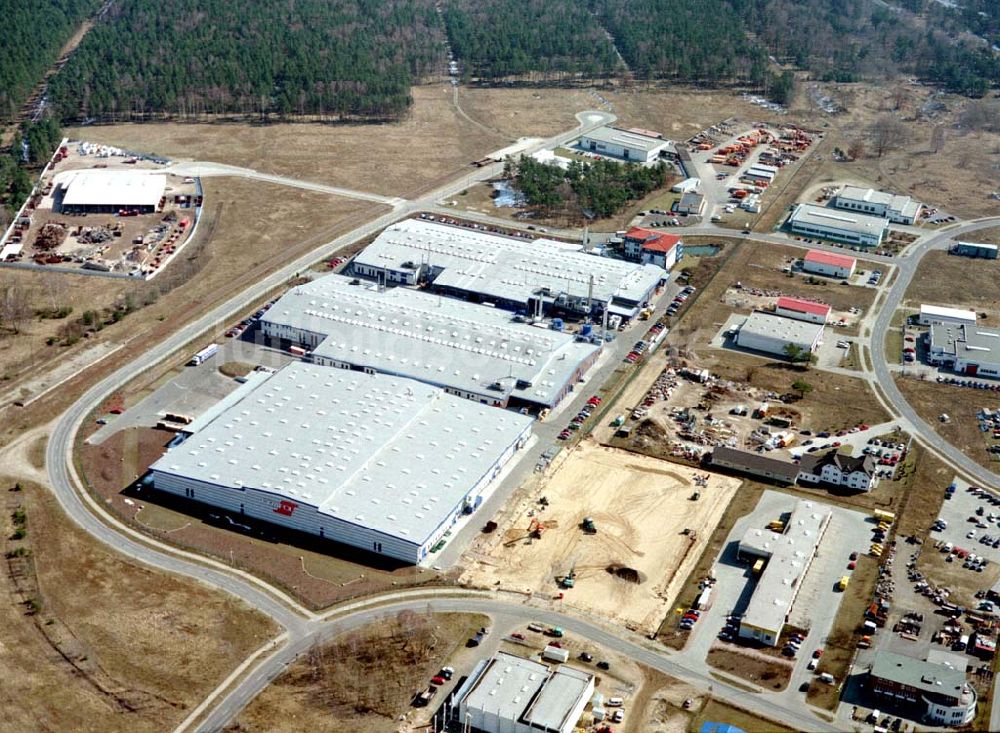 Luftbild Oranienburg - Werksgelände der ORAFOL-Klebetechnik GmbH, Am Biotop2 in 16515 Oranienburg (Gewebegebiet). Tel.: 03301-8640