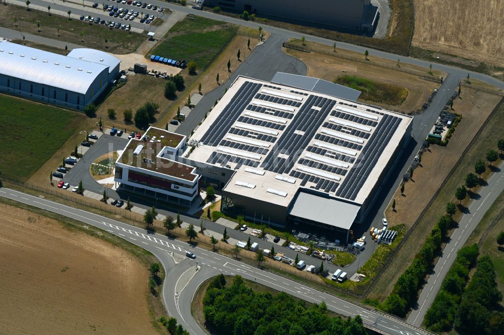 Luftaufnahme Boxberg - Werksgelände der PAN-DUR GmbH in Boxberg im Bundesland Baden-Württemberg, Deutschland