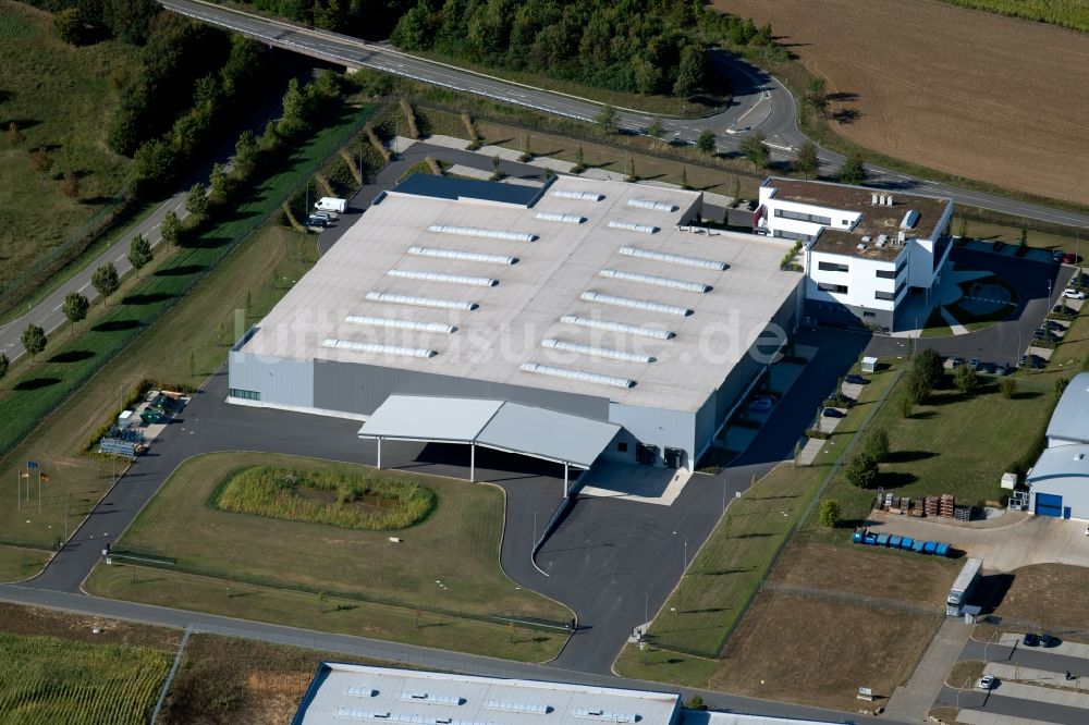 Boxberg aus der Vogelperspektive: Werksgelände der PAN-DUR GmbH in der Max-Planck-Straße in Boxberg im Bundesland Baden-Württemberg, Deutschland