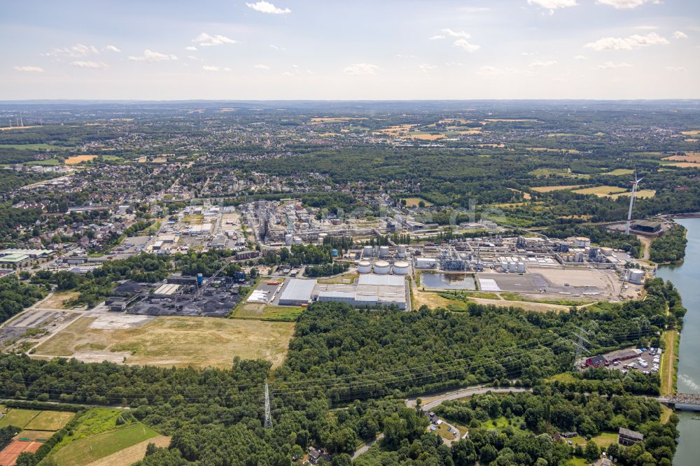 Luftaufnahme Castrop-Rauxel - Werksgelände Philippine GmbH & Co. Dämmstoffsysteme KG in Castrop-Rauxel im Bundesland Nordrhein-Westfalen, Deutschland