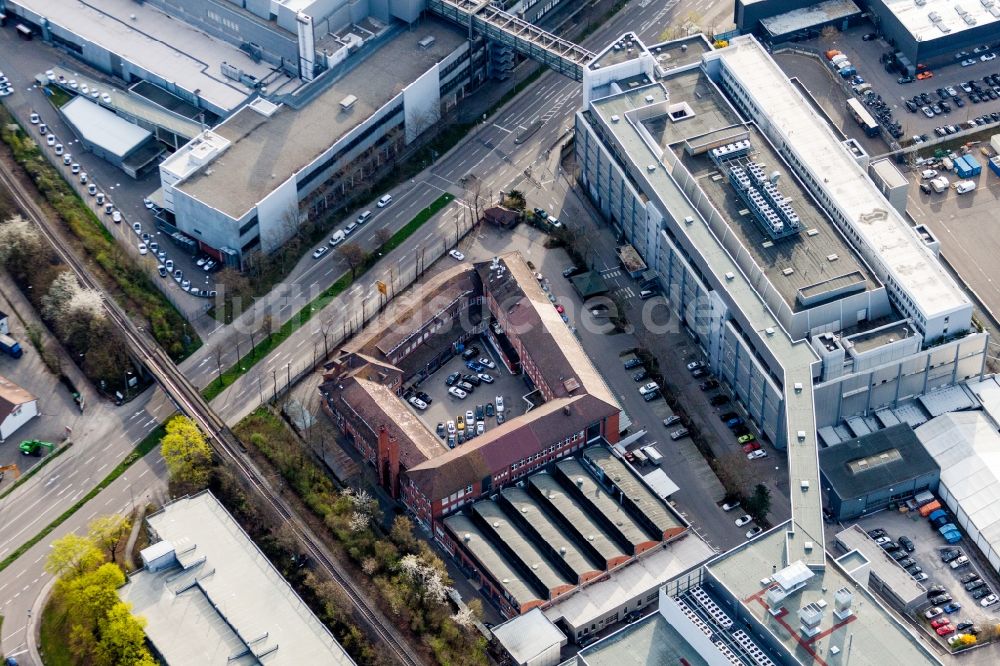 Luftbild Zuffenhausen - Werksgelände des Porsche Werk 1 in Zuffenhausen im Bundesland Baden-Württemberg, Deutschland