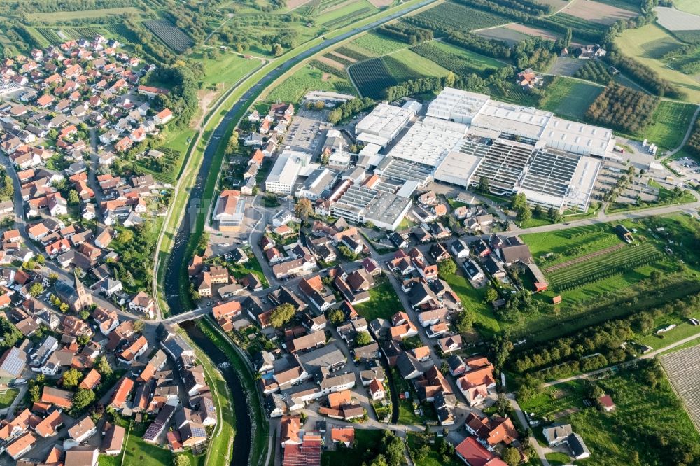 Oberkirch von oben - Werksgelände des Progress-Werk Oberkirch AG im Ortsteil Stadelhofen in Oberkirch im Bundesland Baden-Württemberg, Deutschland