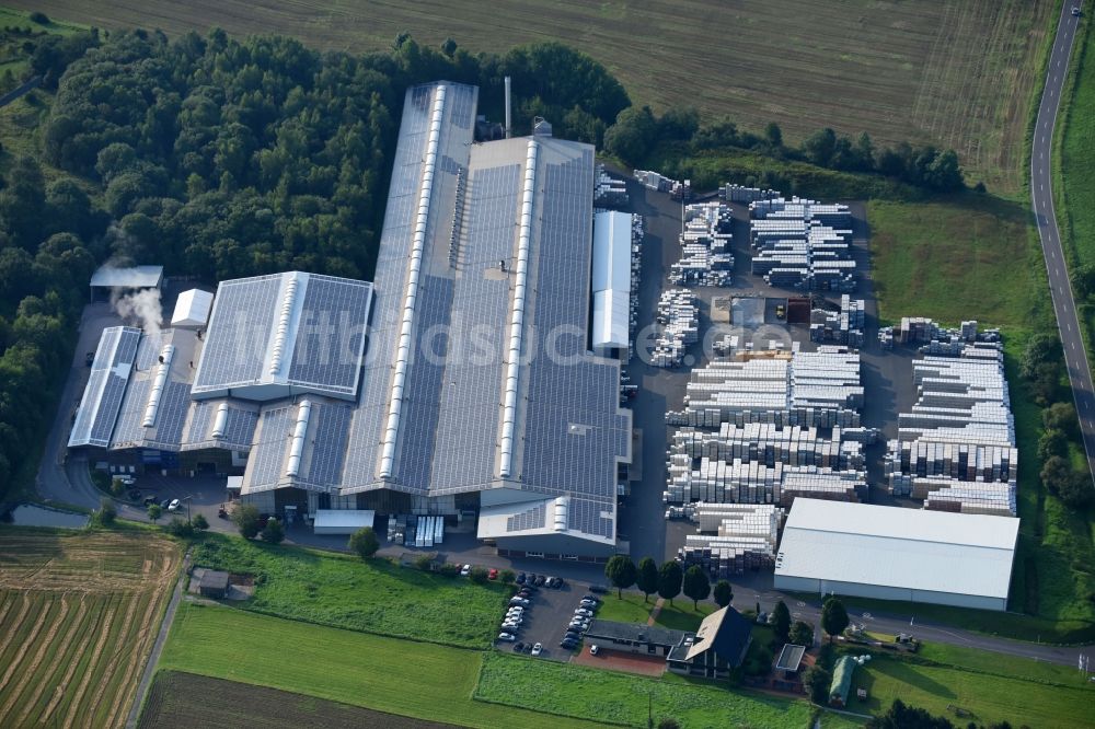 Luftbild Bannberscheid - Werksgelände der Röben Tonbaustoffe GmbH an der Kirchstraße in Bannberscheid im Bundesland Rheinland-Pfalz, Deutschland