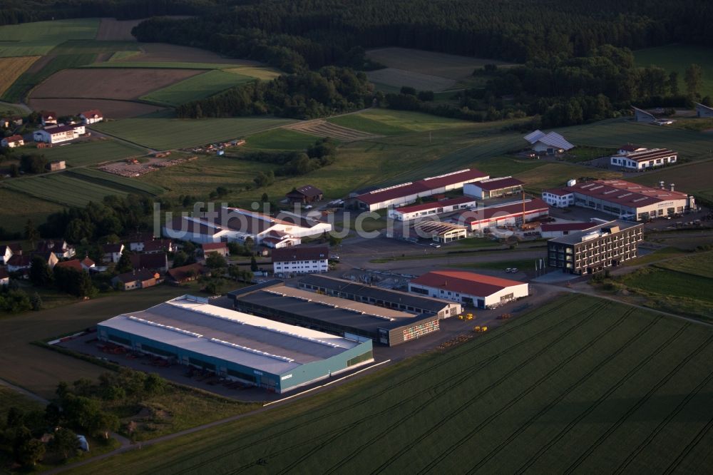 Betzenweiler von oben - Werksgelände der RECK-Technik GmbH im Ortsteil Kappel in Betzenweiler im Bundesland Baden-Württemberg