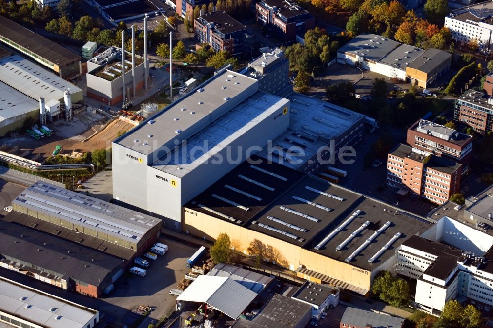 Luftaufnahme Hamburg - Werksgelände der F. REYHER Nchfg. GmbH & Co. KG in Altona in Hamburg, Deutschland