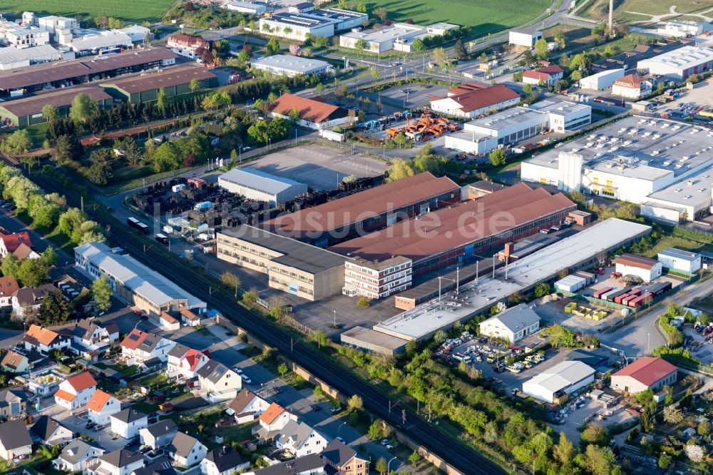 Stockstadt am Rhein von oben - Werksgelände der Rmig Nold GmbH in Stockstadt am Rhein im Bundesland Hessen, Deutschland