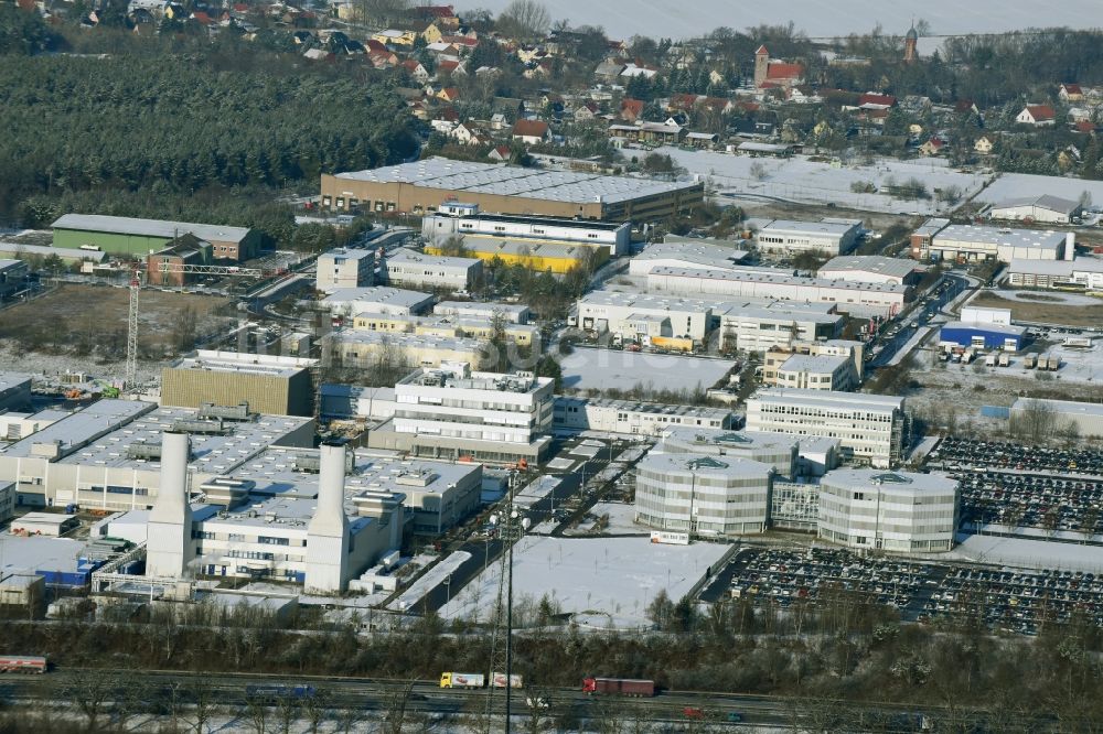 Dahlewitz aus der Vogelperspektive: Werksgelände der Rolls-Royce Deutschland in Dahlewitz im Bundesland Brandenburg, Deutschland