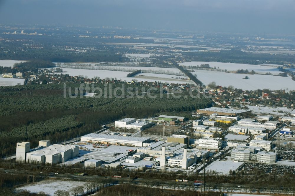 Luftbild Dahlewitz - Werksgelände der Rolls-Royce Deutschland in Dahlewitz im Bundesland Brandenburg, Deutschland