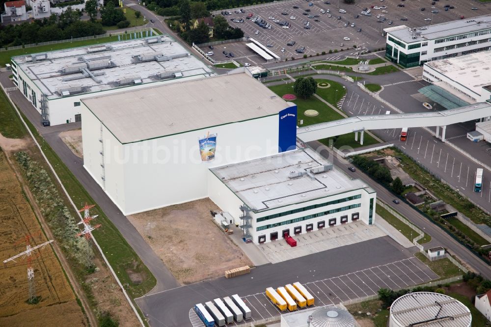 Eppelheim aus der Vogelperspektive: Werksgelände der Rudolf Wild GmbH & Co. KG (Capri-Sonne) in Eppelheim im Bundesland Baden-Württemberg