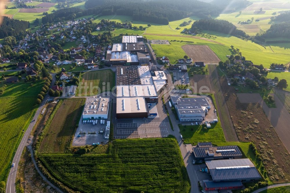 Luftbild Alpirsbach - Werksgelände der Saier Verpackungstechnik in Alpirsbach im Bundesland Baden-Württemberg, Deutschland