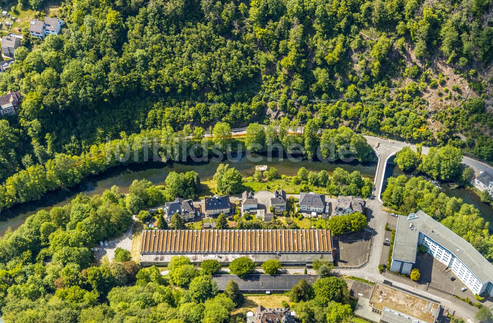 Buchholz aus der Vogelperspektive: Werksgelände der Saleen Kunststoff GmbH in Buchholz im Bundesland Nordrhein-Westfalen, Deutschland