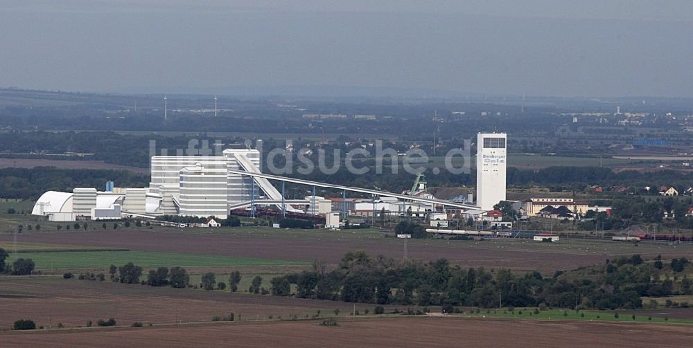 Bernburg (Saale) aus der Vogelperspektive: Werksgelände der Salzwerk Bernburg Esco in Bernburg (Saale) im Bundesland Sachsen-Anhalt, Deutschland