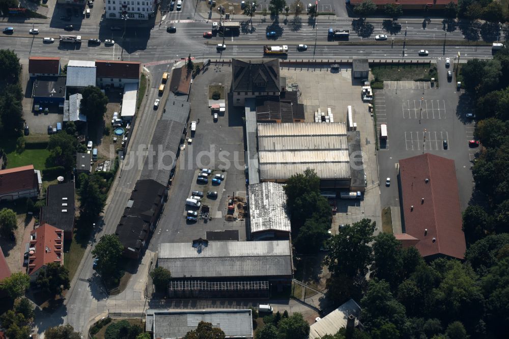 Luftaufnahme Berlin - Werksgelände der Schilkin GmbH & Co. KG in Alt-Kaulsdorf in Berlin