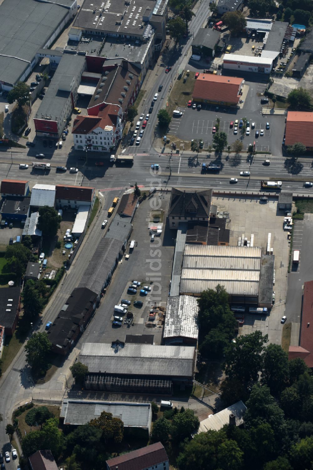 Luftbild Berlin - Werksgelände der Schilkin GmbH & Co. KG in Alt-Kaulsdorf in Berlin