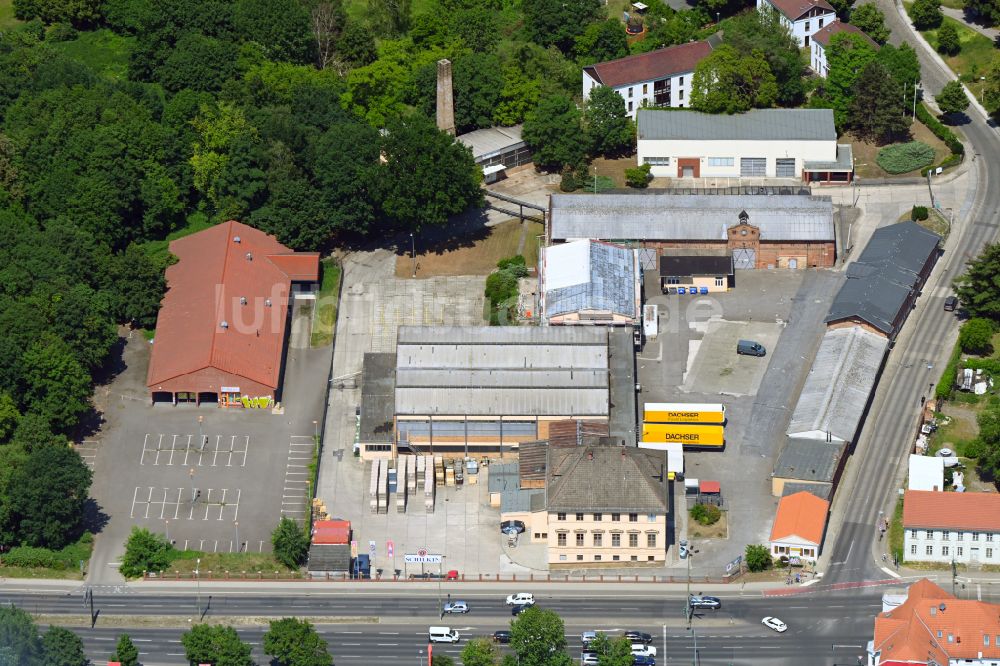 Luftaufnahme Berlin - Werksgelände der Schilkin GmbH & Co. KG in Alt-Kaulsdorf in Berlin