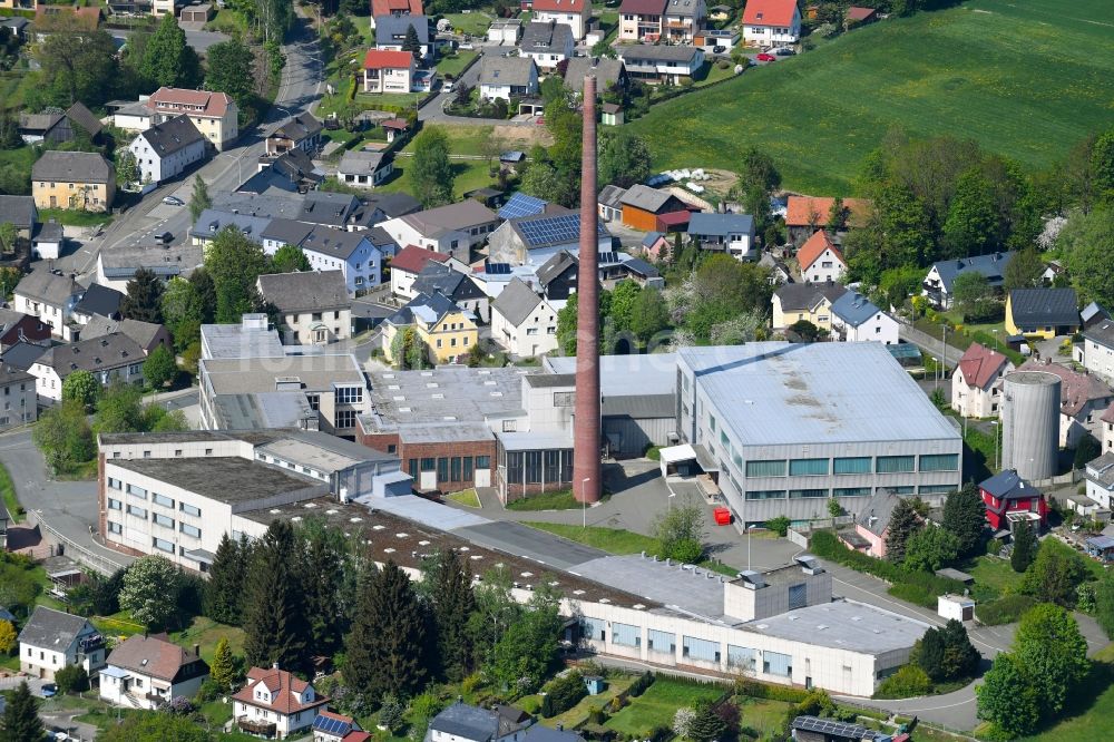 Stammbach aus der Vogelperspektive: Werksgelände der E. Schoepf GmbH & Co KG in Stammbach im Bundesland Bayern, Deutschland